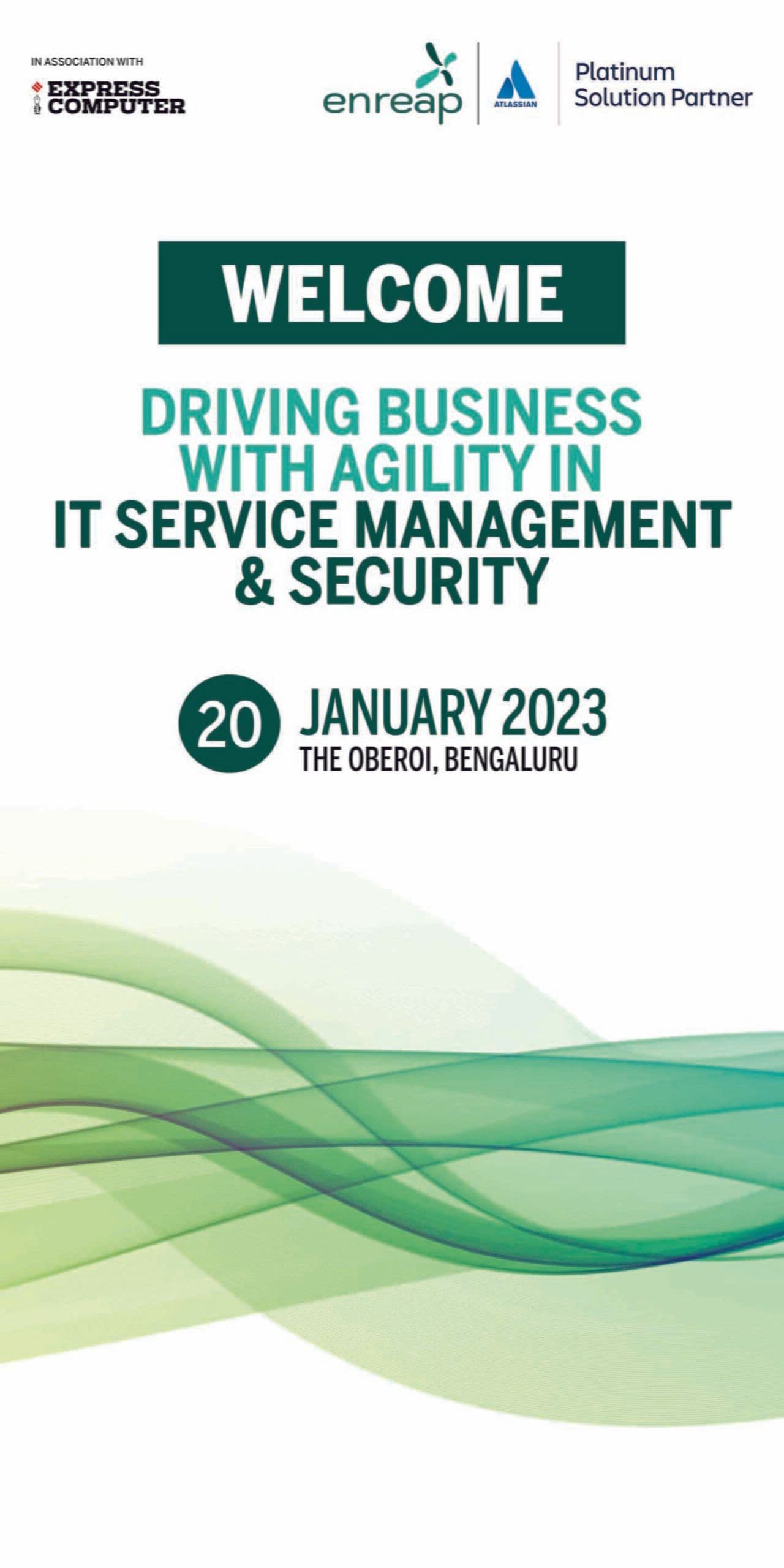 enreap bangalore event welcome image