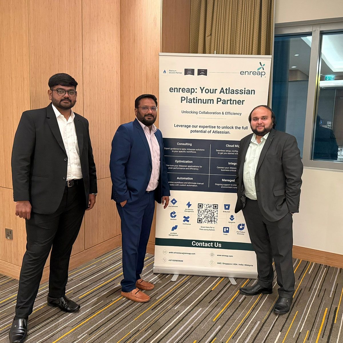 enreap at CXO Dubai Event as Atlassian Platinum Partner - 1