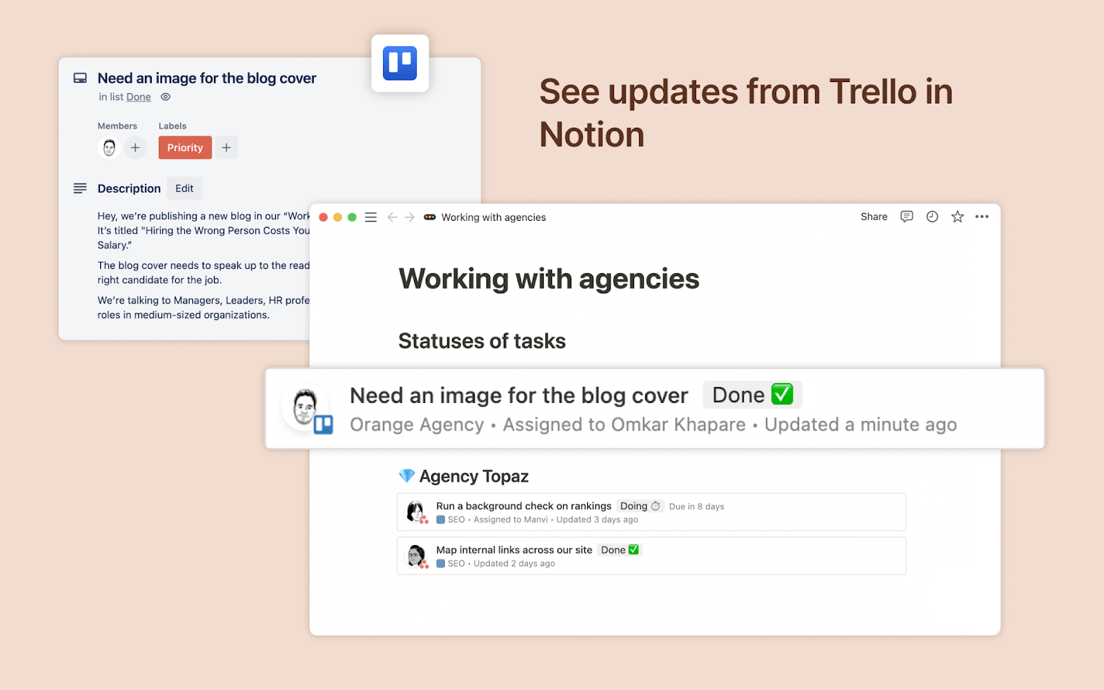 trello in notion